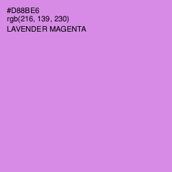 #D88BE6 - Lavender Magenta Color Image