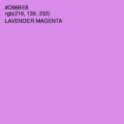 #D88BE8 - Lavender Magenta Color Image