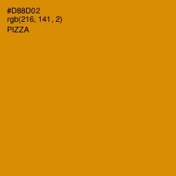 #D88D02 - Pizza Color Image