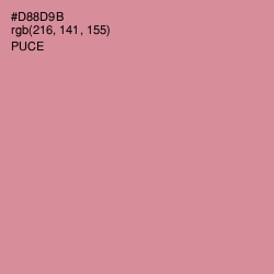 #D88D9B - Puce Color Image