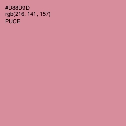 #D88D9D - Puce Color Image