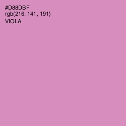 #D88DBF - Viola Color Image