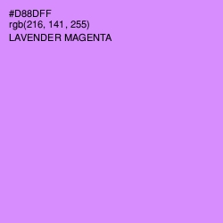 #D88DFF - Lavender Magenta Color Image