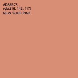 #D88E75 - New York Pink Color Image