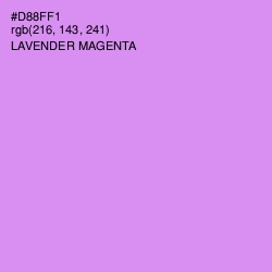 #D88FF1 - Lavender Magenta Color Image