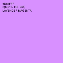 #D88FFF - Lavender Magenta Color Image