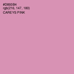 #D893B4 - Careys Pink Color Image