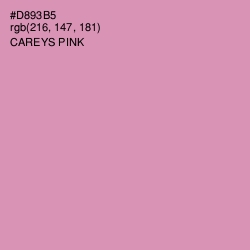 #D893B5 - Careys Pink Color Image