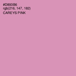 #D893B6 - Careys Pink Color Image