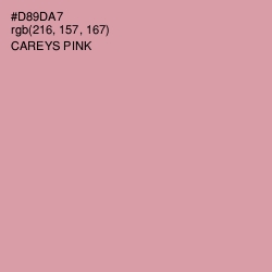 #D89DA7 - Careys Pink Color Image