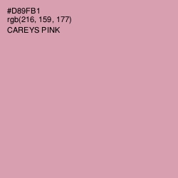 #D89FB1 - Careys Pink Color Image