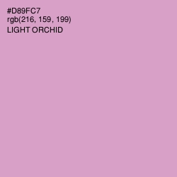 #D89FC7 - Light Orchid Color Image
