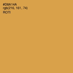 #D8A14A - Roti Color Image