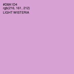 #D8A1D4 - Light Wisteria Color Image