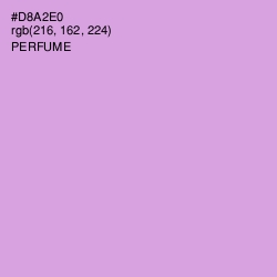 #D8A2E0 - Perfume Color Image