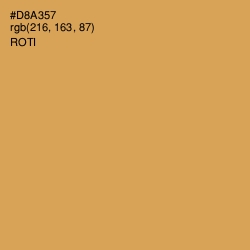 #D8A357 - Roti Color Image