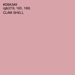 #D8A3A9 - Clam Shell Color Image