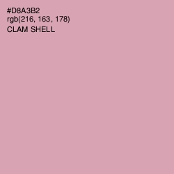 #D8A3B2 - Clam Shell Color Image