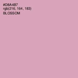 #D8A4B7 - Blossom Color Image