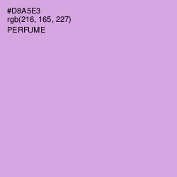 #D8A5E3 - Perfume Color Image