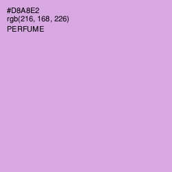 #D8A8E2 - Perfume Color Image