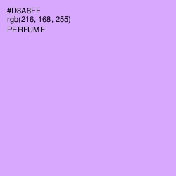 #D8A8FF - Perfume Color Image