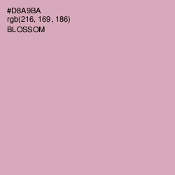 #D8A9BA - Blossom Color Image