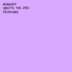 #D8A9FF - Perfume Color Image