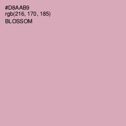 #D8AAB9 - Blossom Color Image