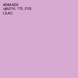 #D8AAD2 - Lilac Color Image