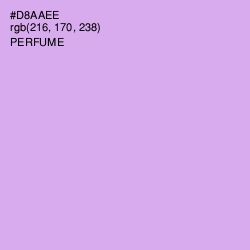 #D8AAEE - Perfume Color Image