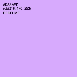 #D8AAFD - Perfume Color Image