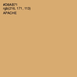 #D8AB71 - Apache Color Image