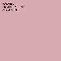 #D8ABB2 - Clam Shell Color Image