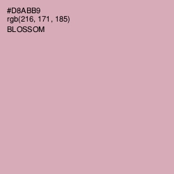 #D8ABB9 - Blossom Color Image