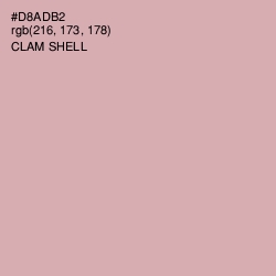 #D8ADB2 - Clam Shell Color Image