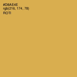 #D8AE4E - Roti Color Image