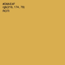 #D8AE4F - Roti Color Image