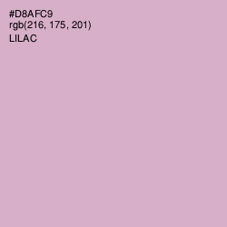#D8AFC9 - Lilac Color Image