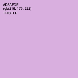 #D8AFDE - Thistle Color Image