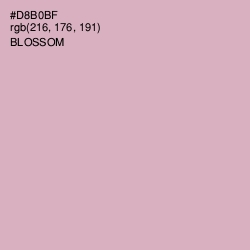 #D8B0BF - Blossom Color Image