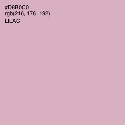 #D8B0C0 - Lilac Color Image