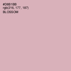 #D8B1BB - Blossom Color Image