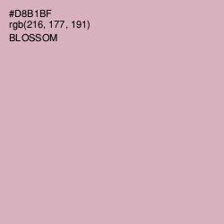 #D8B1BF - Blossom Color Image