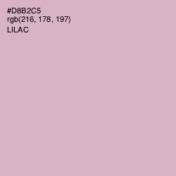 #D8B2C5 - Lilac Color Image
