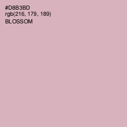 #D8B3BD - Blossom Color Image