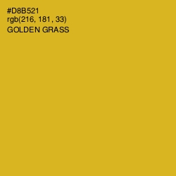 #D8B521 - Golden Grass Color Image