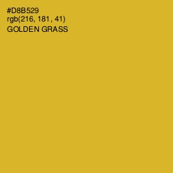 #D8B529 - Golden Grass Color Image