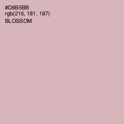 #D8B5BB - Blossom Color Image