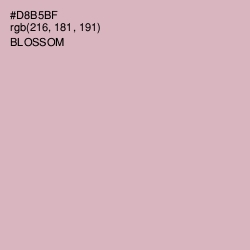 #D8B5BF - Blossom Color Image